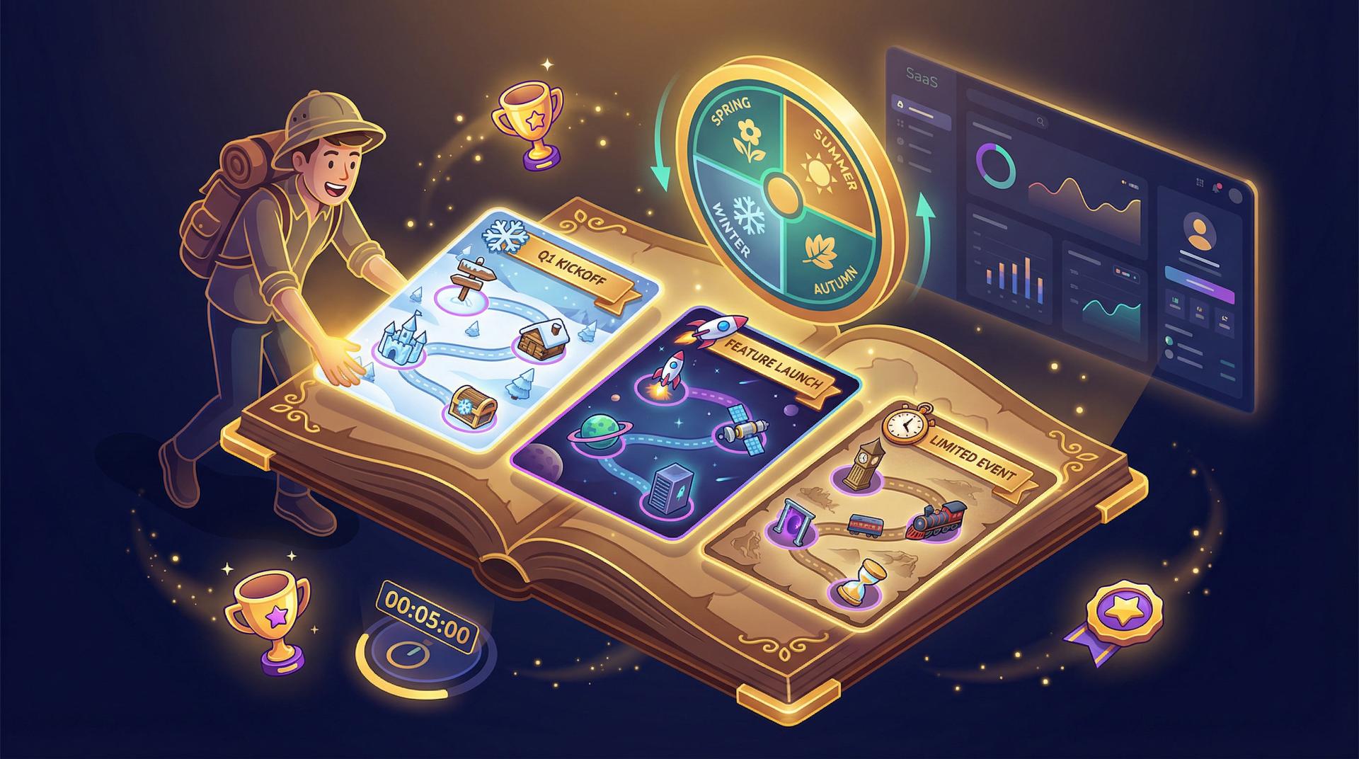 Seasonal adventures and time-limited quest events driving long-term retention