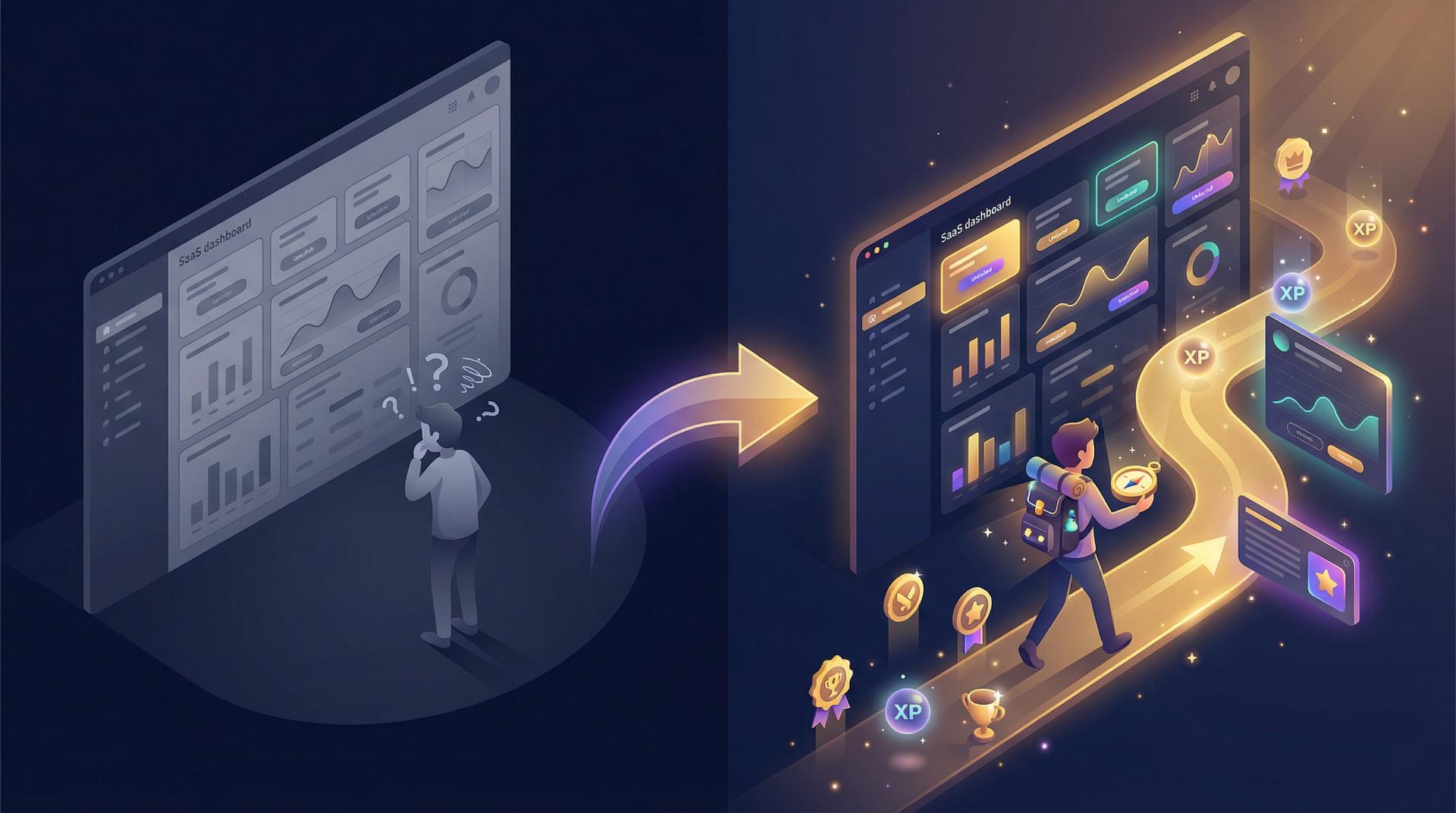 Quest systems transform confused, passive users into engaged power users following a guided journey